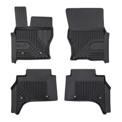 Tappetini per auto no. 77 compatibili con Land Rover Range Rover Sport II 2013-2022 su misura in gomma | Tipo Auto: SUV | Set di tappetini premium | Materiale TPE durevole | Bordi più alti